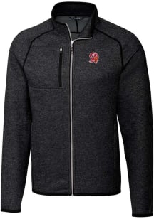 Cutter and Buck Tampa Bay Buccaneers Mens Charcoal Historic Mainsail Medium Weight Jacket