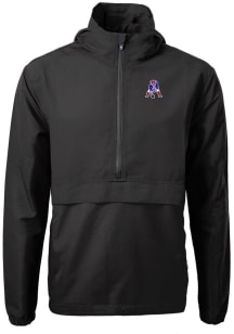 Cutter and Buck New England Patriots Mens Black Historic Charter Eco Pullover Jackets