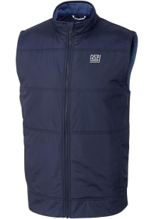 Cutter and Buck New York Giants Mens Navy Blue Stealth Sleeveless Jacket