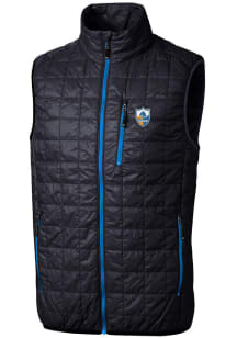 Cutter and Buck Los Angeles Chargers Mens Navy Blue Rainier PrimaLoft Sleeveless Jacket