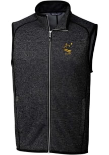 Cutter and Buck Pittsburgh Steelers Mens Charcoal Mainsail Sleeveless Jacket