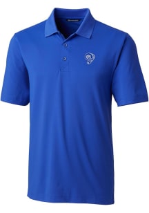 Cutter and Buck Los Angeles Rams Mens Blue Forge Short Sleeve Polo