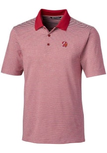 Cutter and Buck Tampa Bay Buccaneers Mens Red Forge Short Sleeve Polo
