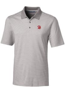 Cutter and Buck Tampa Bay Buccaneers Mens Grey Forge Short Sleeve Polo