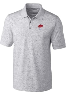 Cutter and Buck Buffalo Bills Mens Grey Advantage Short Sleeve Polo