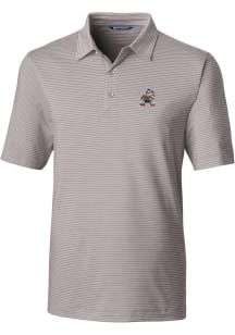 Cutter and Buck Cleveland Browns Mens Grey Forge Short Sleeve Polo