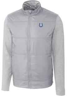 Cutter and Buck Indianapolis Colts Mens Grey Stealth Medium Weight Jacket