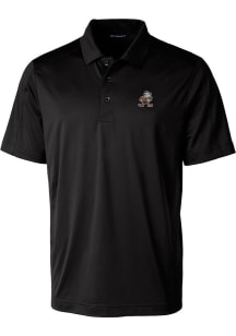 Cutter and Buck Cleveland Browns Mens Black Historic Prospect Short Sleeve Polo