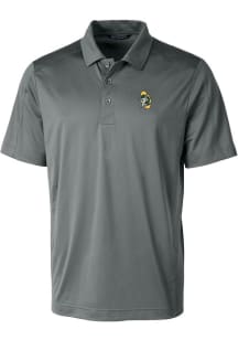 Cutter and Buck Green Bay Packers Mens Grey Historic Prospect Short Sleeve Polo