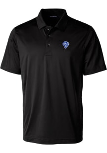 Cutter and Buck Los Angeles Rams Mens Black Historic Prospect Short Sleeve Polo