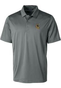 Cutter and Buck Pittsburgh Steelers Mens Grey Historic Prospect Short Sleeve Polo