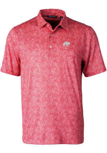 Cutter and Buck Buffalo Bills Mens Red Historic Pike Constellation Short Sleeve Polo