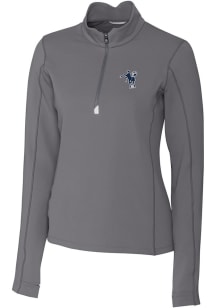 Cutter and Buck Indianapolis Colts Womens Grey Historic Traverse 1/4 Zip Pullover