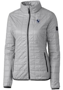 Cutter and Buck Indianapolis Colts Womens Grey Historic Rainier PrimaLoft Filled Jacket