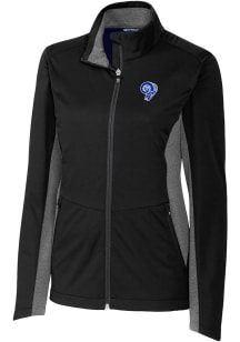 Cutter and Buck Los Angeles Rams Womens Black Historic Navigate Light Weight Jacket