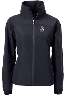Cutter and Buck New England Patriots Womens Black Charter Eco Light Weight Jacket