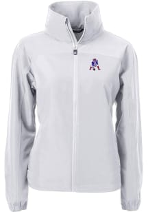 Cutter and Buck New England Patriots Womens Grey Charter Eco Light Weight Jacket