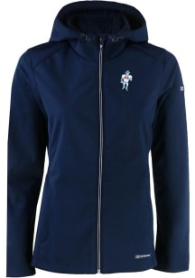 Cutter and Buck Houston Texans Womens Navy Blue Historic Evoke Light Weight Jacket