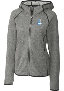 Cutter and Buck Detroit Lions Womens Grey Mainsail Medium Weight Jacket