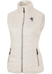 Cutter and Buck Indianapolis Colts Womens White Historic Rainier PrimaLoft Vest