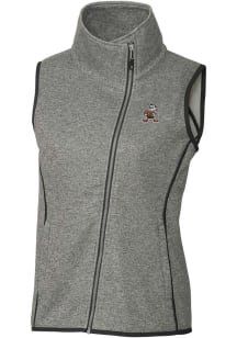 Cutter and Buck Cleveland Browns Womens Grey Mainsail Vest