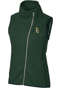 Cutter and Buck Green Bay Packers Womens Green Mainsail Vest