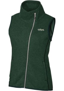 Cutter and Buck New York Jets Womens Green Mainsail Vest