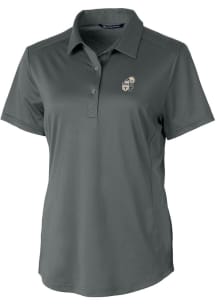 Cutter and Buck New Orleans Saints Womens Grey Prospect Short Sleeve Polo Shirt