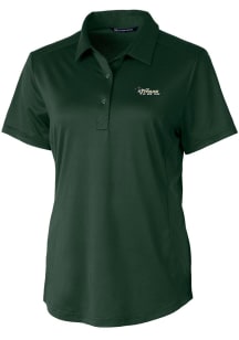 Cutter and Buck New York Jets Womens Green Prospect Short Sleeve Polo Shirt