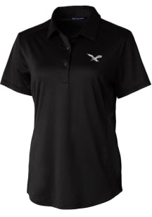 Cutter and Buck Philadelphia Eagles Womens Black Prospect Short Sleeve Polo Shirt
