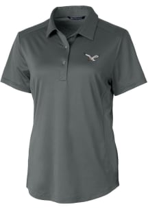 Cutter and Buck Philadelphia Eagles Womens Grey Prospect Short Sleeve Polo Shirt