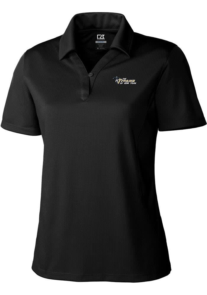 New York Jets Cutter & Buck Women's DryTec Genre Polo - Gray