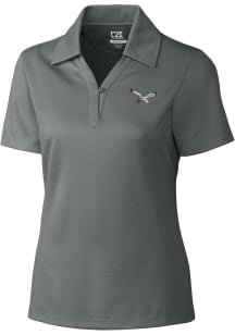 Cutter and Buck Philadelphia Eagles Womens Grey Drytec Genre Short Sleeve Polo Shirt