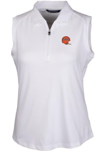 Cutter and Buck Cincinnati Bengals Womens White Historic Forge Polo Shirt