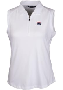 Cutter and Buck New York Giants Womens White Forge Polo Shirt
