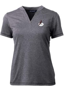 Cutter and Buck Arizona Cardinals Womens Charcoal Forge Short Sleeve T-Shirt