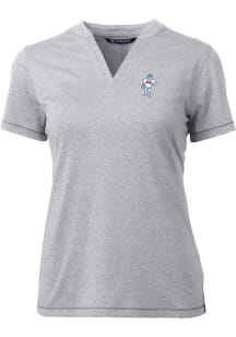 Cutter and Buck Houston Texans Womens Grey Forge Short Sleeve T-Shirt