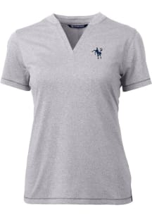 Cutter and Buck Indianapolis Colts Womens Grey Forge Short Sleeve T-Shirt