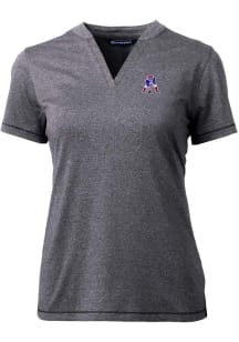 Cutter and Buck New England Patriots Womens Charcoal Forge Short Sleeve T-Shirt