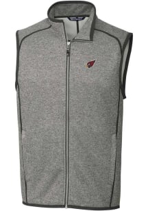 Cutter and Buck Arizona Cardinals Mens Grey Mainsail Sleeveless Jacket