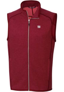 Cutter and Buck New York Giants Mens Red Mainsail Sleeveless Jacket