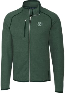 Cutter and Buck New York Jets Mens Green Mainsail Medium Weight Jacket