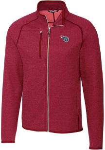 Cutter and Buck Tennessee Titans Mens Red Mainsail Medium Weight Jacket