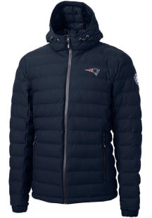 Cutter and Buck New England Patriots Mens Navy Blue Mission Ridge Repreve Filled Jacket