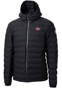 Cutter and Buck San Francisco 49ers Mens Black Mission Ridge Repreve Filled Jacket