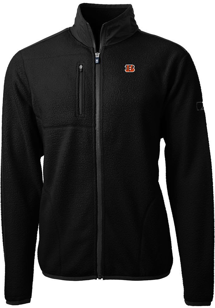 Cutter and Buck Cincinnati Bengals Mens Cascade Sherpa Light Weight Jacket