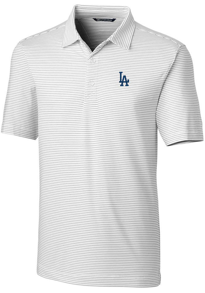 Los Angeles Dodgers Cutter & Buck Forge Stretch Mens Polo