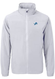 Cutter and Buck Detroit Lions Mens Grey Charter Eco Light Weight Jacket