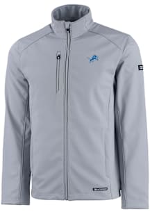 Cutter and Buck Detroit Lions Mens Charcoal Evoke Light Weight Jacket