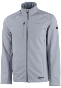 Cutter and Buck Los Angeles Chargers Mens Grey Evoke Light Weight Jacket